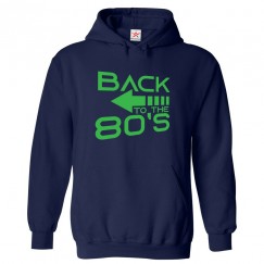 Back To The 80s Classic Unisex Kids and Adults Pullover Hoodie